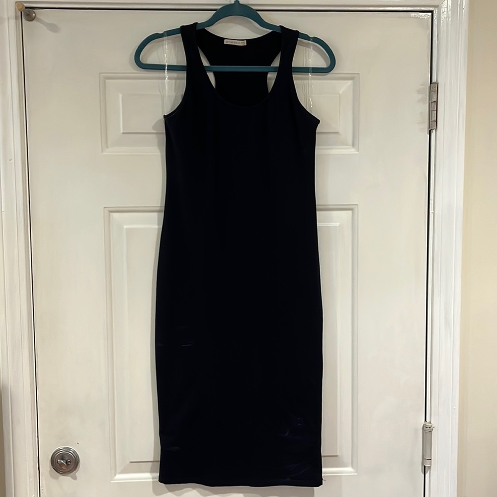 Active Basic NWOT Midi Racerback Fitted Dress